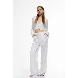 Pantaloni largi cu snur de ajustare imagine