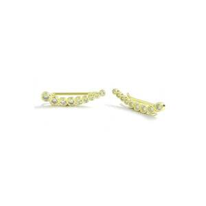 Cercei din argint 925 decorati cu zirconia imagine