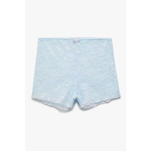 Pantaloni scurti de pijama din dantela cu model floral imagine