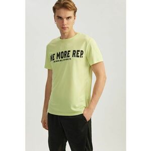 Tricou cu imprimeu contrastant imagine