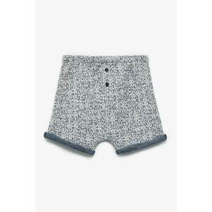 Pantaloni scurti din tuid cu model uni imagine