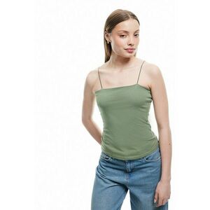 Top slim fit cu bretele subtiri imagine