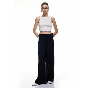 Pantaloni de trening cu croiala ampla si snur de ajustare imagine