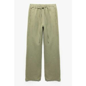 Pantaloni din bumbac cu snur imagine