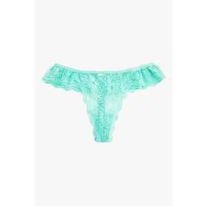 Chiloti tanga cu model floral imagine