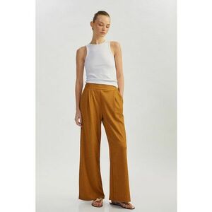 Pantaloni cu croiala ampla si talie elastica imagine