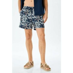 Pantaloni scurti de baie cu imprimeu tropical imagine