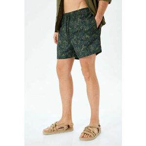 Pantaloni scurti de baie cu imprimeu camuflaj imagine