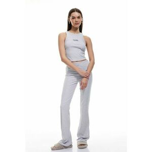 Pijama striata cu pantaloni lungi si top imagine