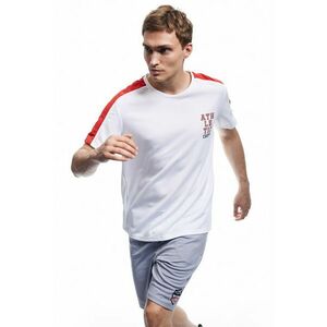 Tricou cu imprimeu si decolteu la baza gatului imagine