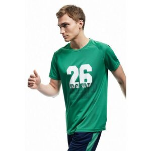 Tricou cu text si maneci raglan imagine
