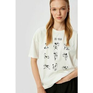 Tricou supradimensionat de bumbac imagine