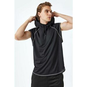 Tricou cu maneci raglan si gluga imagine