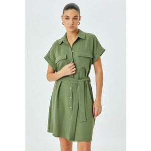 Rochie midi cu cordon imagine