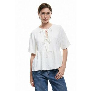 Bluza cu broderie si prindere frontala imagine