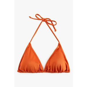 Sutien de baie cu model uni si cupe triunghiulare imagine