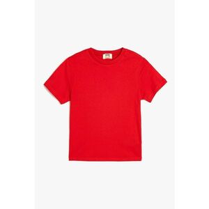 Tricou uni de bumbac imagine