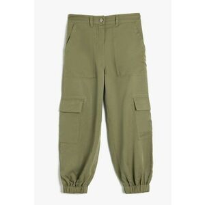 Pantaloni cargo din lyocell imagine