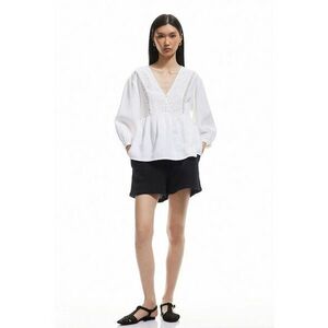 Pantaloni scurti de bumbac cu talie elastica imagine