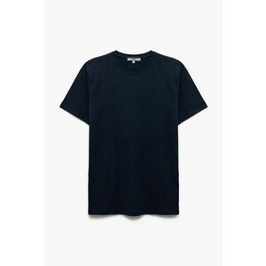 Tricou din amestec de bumbac cu decolteu la baza gatului imagine
