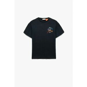 Tricou de bumbac cu design grafic imagine