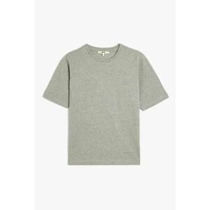Tricou uni cu decolteu la baza gatului imagine