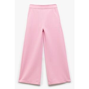 Pantaloni cu croiala ampla si talie elastica pe partea din spate imagine