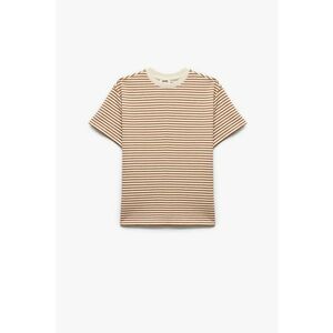 Tricou in dungi din amestec de bumbac imagine