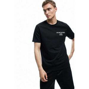 Tricou din amestec de bumbac cu text discret imagine