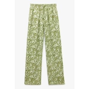 Pantaloni vaporosi cu imprimeu imagine