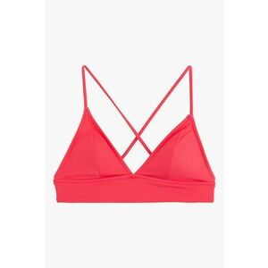 Sutien de baie cu cupe triunghiulare si model uni imagine