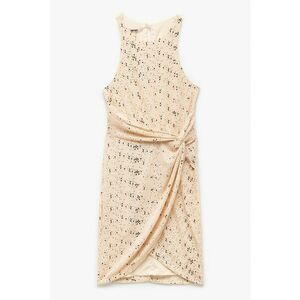 Rochie cu model si nod lateral imagine