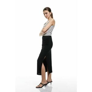 Fusta midi cu slit lateral imagine