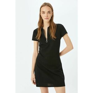 Rochie mini dreapta cu fenta cu fermoar imagine