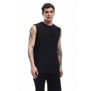 Top din amestec de bumbac cu design text pe spate imagine