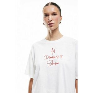 Tricou supradimensionat de bumbac imagine