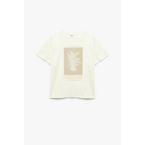 Tricou de bumbac cu imprimeu imagine