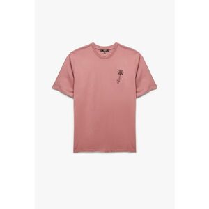 Tricou cu imprimeu discret pe piept imagine