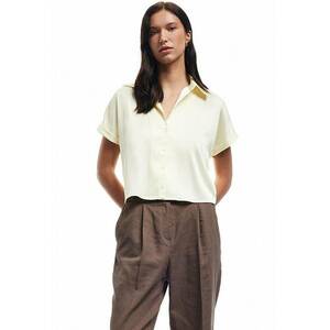 Camasa crop de satin imagine