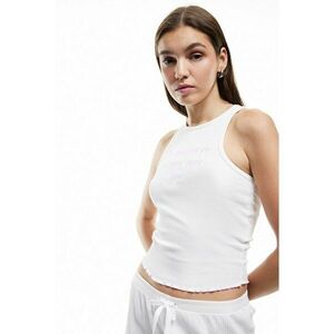 Top de pijama striat cu text brodat imagine