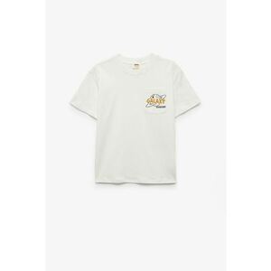 Tricou de bumbac cu buzunar pe piept imagine