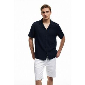 Camasa relaxed fit de bumbac imagine