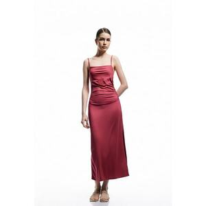 Rochie maxi cu slit lateral imagine