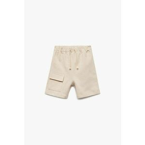 Pantaloni scurti de bumbac cu buzunar cu clapa imagine