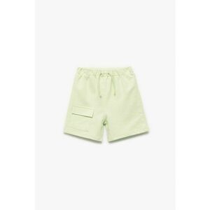 Pantaloni scurti de bumbac cu buzunar cu clapa imagine