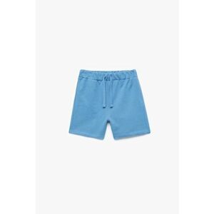 Pantaloni scurti uni de bumbac imagine