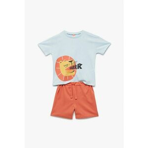 Set de tricou si pantaloni scurti - 2 piese - baieti - cu imprimeu imagine
