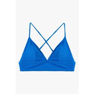 Sutien de baie cu cupe triunghiulare si bretele incrucisate imagine
