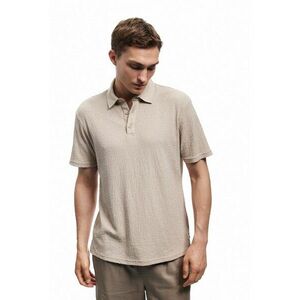 Tricou polo cu model texturat imagine