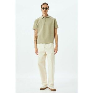Tricou polo cu model texturat imagine